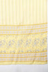 Plus Size Yellow Pure Cotton Floral Printed Straight Suit Set